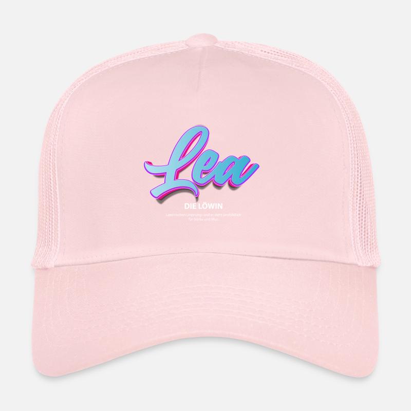 Lea in 3 D mit Bedeutung Trucker Cap