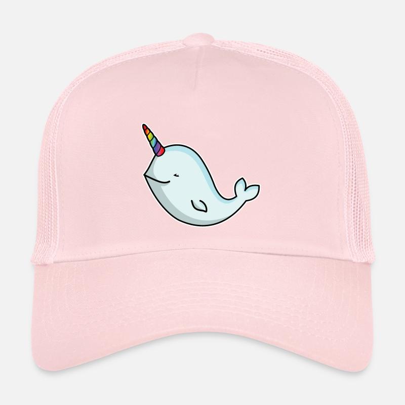 Narval de baleine Licorne avec cadeau de corne de licorne Casquette trucker 