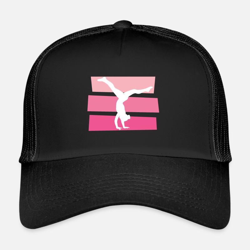 gymnastics - Trucker Cap - black/black