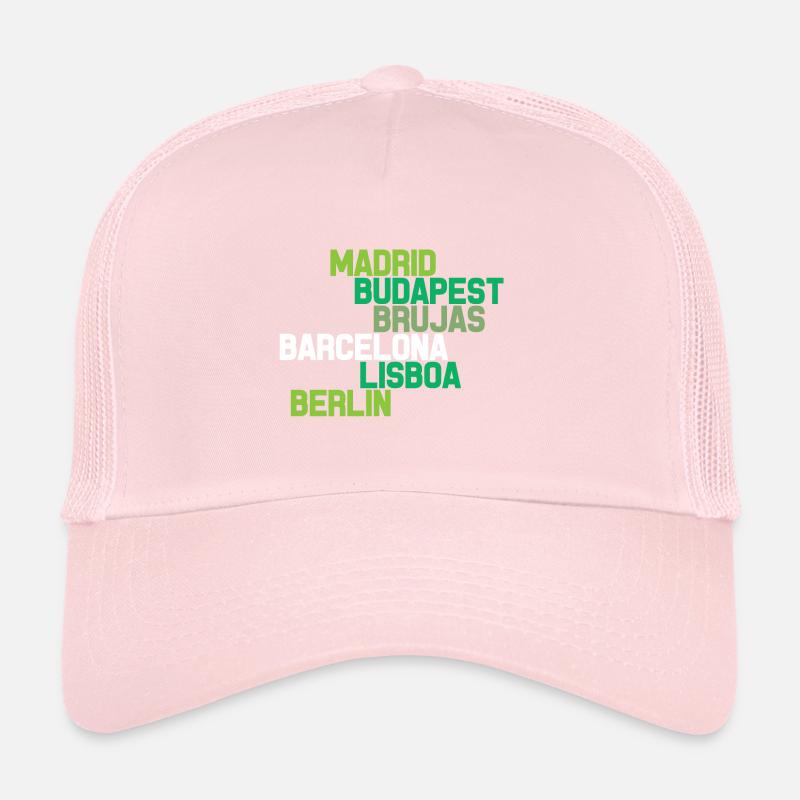 VILLES EUROPEENNES Casquette trucker 