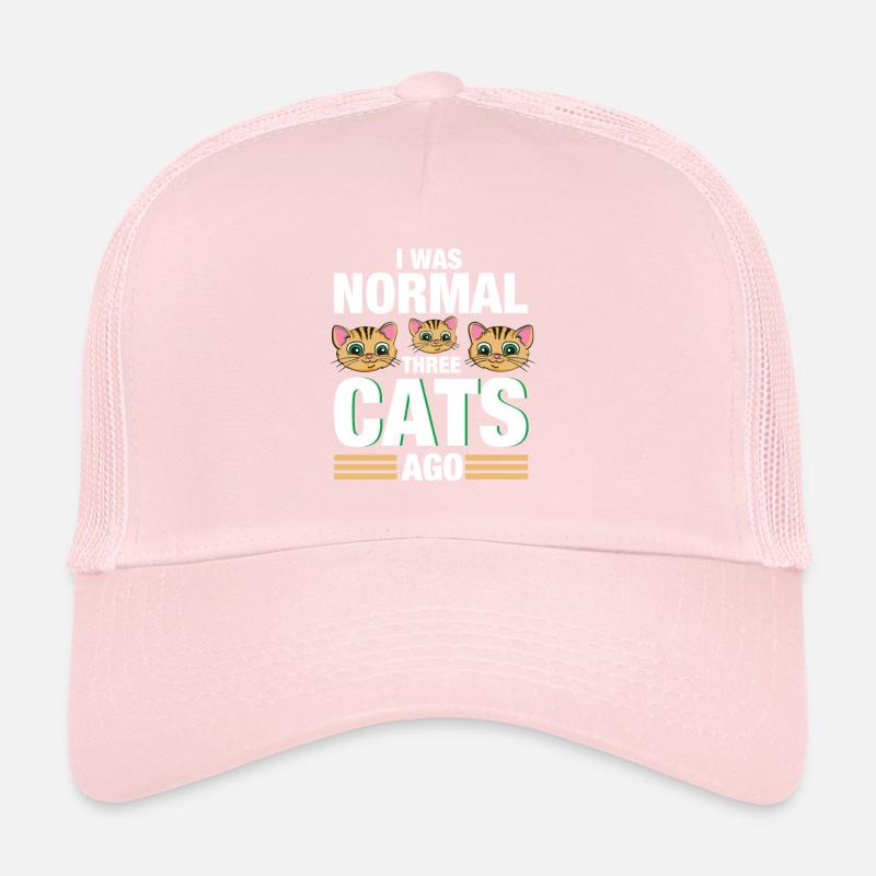 I Was Normal Three Cats Ago - Katze Katzen Schnurr Trucker Cap