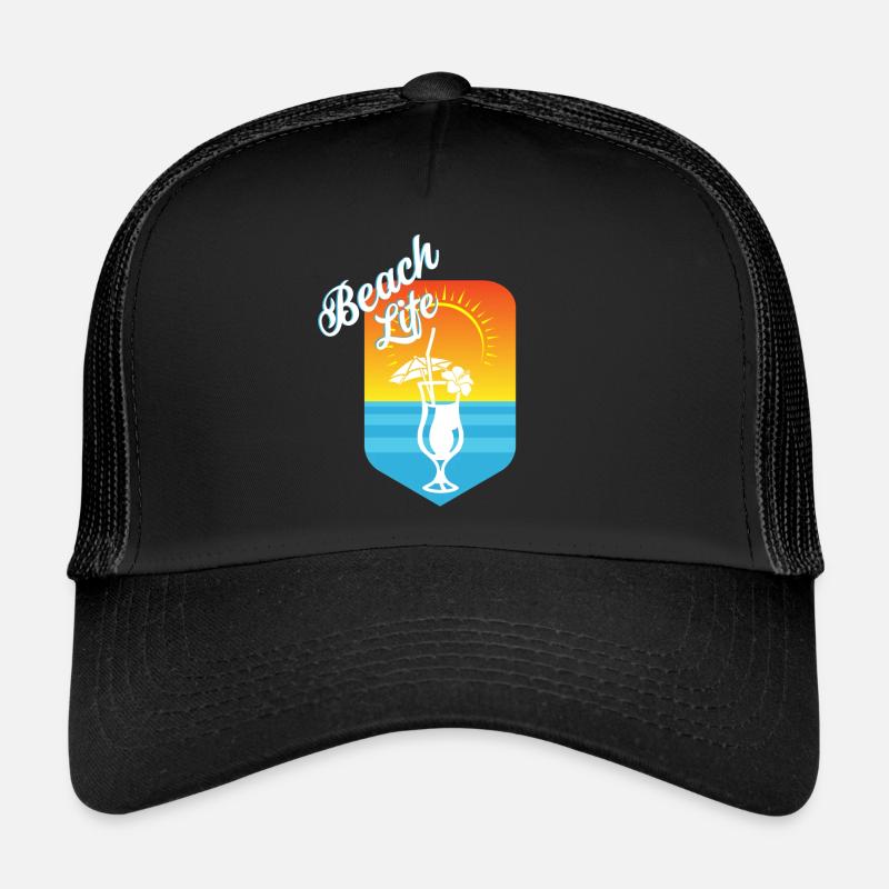 plage Casquette trucker 