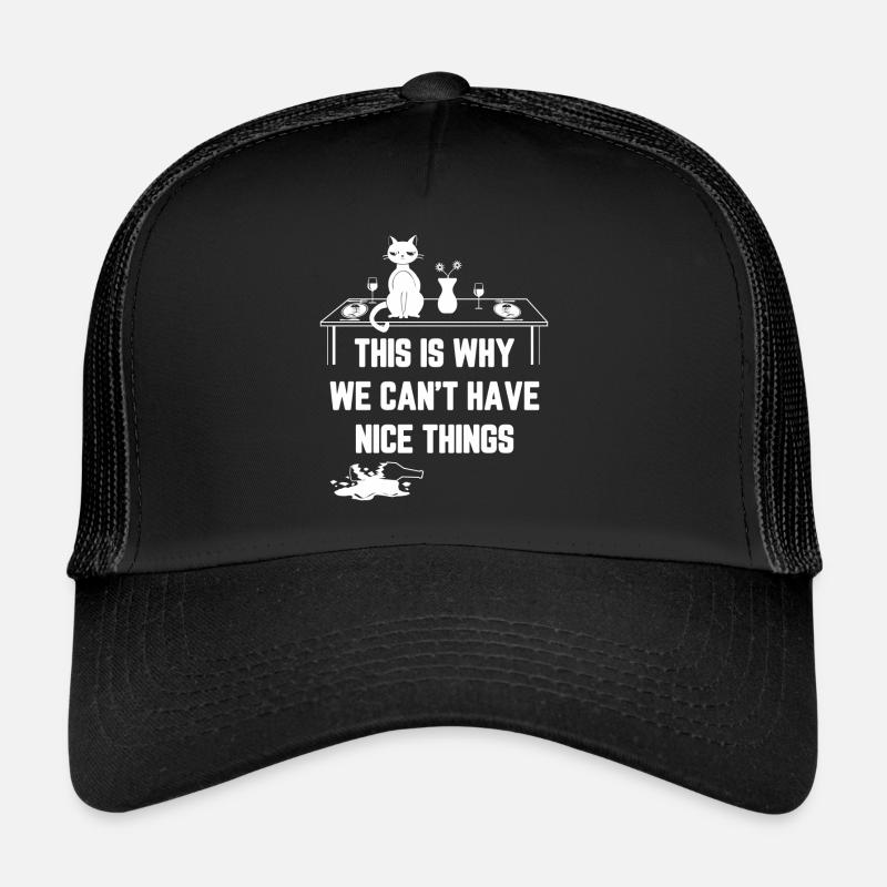 C'est pourquoi nous ne pouvons pas avoir de belles choses Casquette trucker 