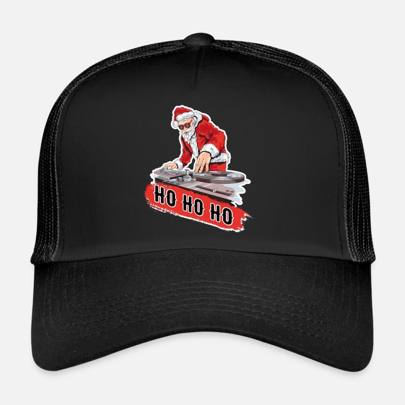 DJ Weihnachtsmann Techno Weihnachten Geschenk Trucker Cap