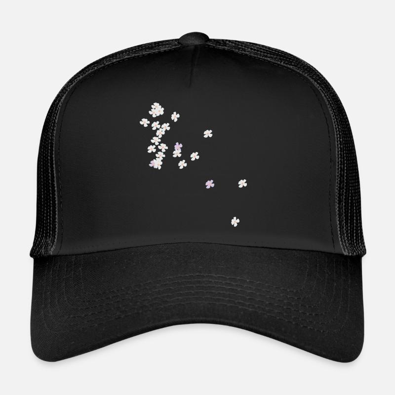 flower - Trucker Cap - black/black
