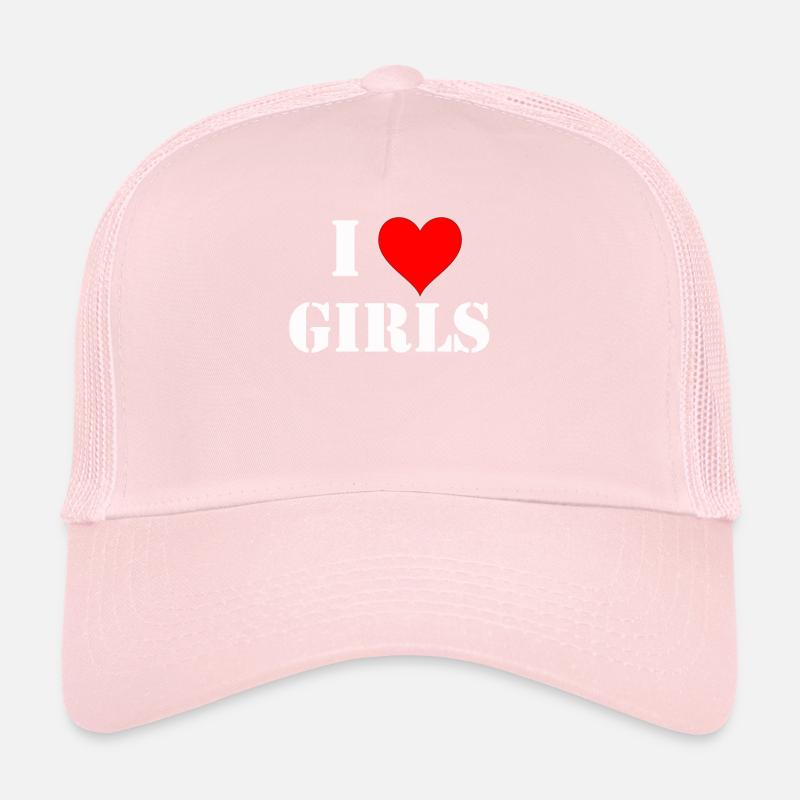 J'AIME LES FILLES Casquette trucker 