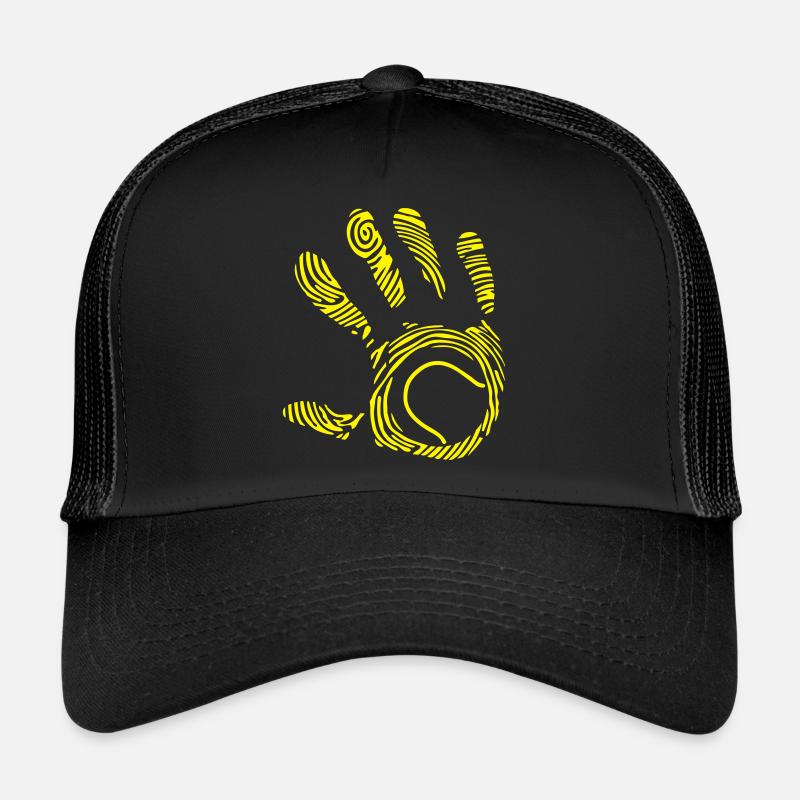 tennis empreinte main Casquette trucker 