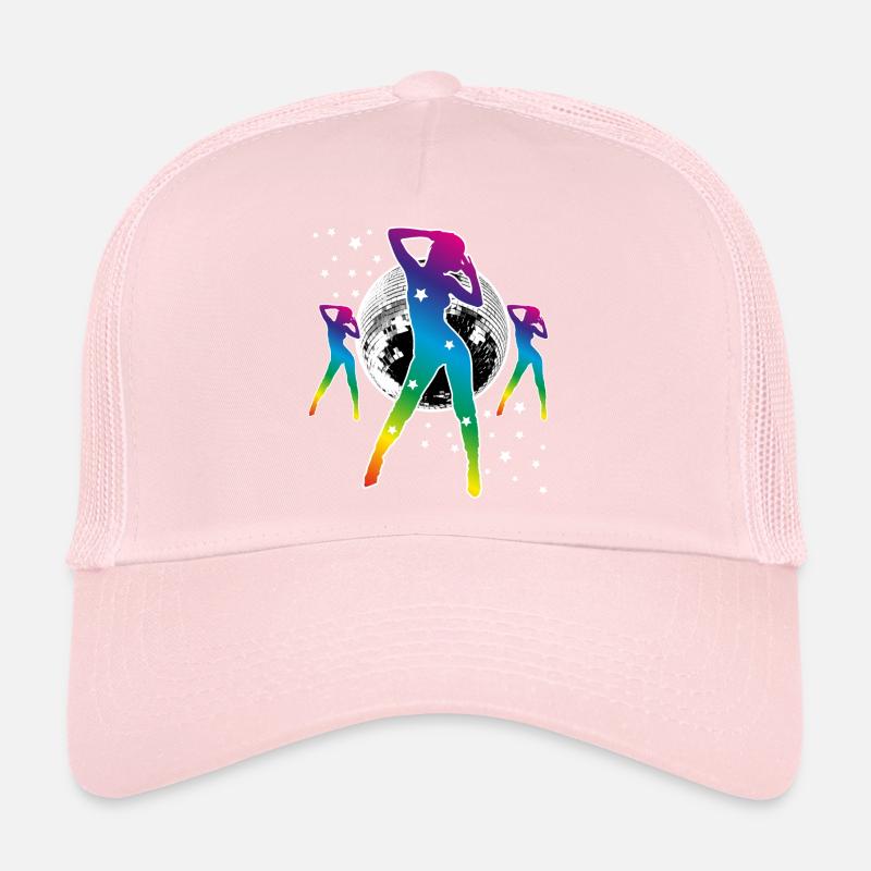 01 Disco Dance Disco Ball Disco Ball Trucker Cap