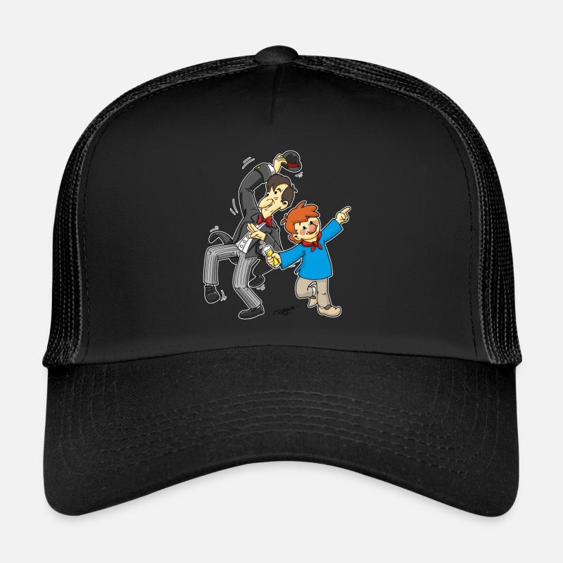 Köln Tünnes & Schäl - Trucker Cap - Schwarz/Schwarz
