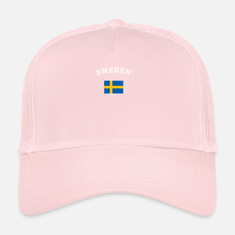 Suède drapeau suédois Drapeau Casquette trucker 