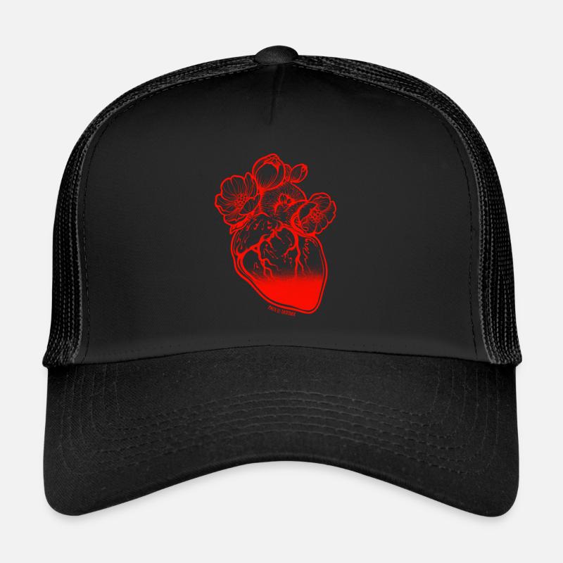 Coeur de fleurs Casquette trucker 