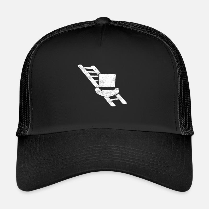 Schornsteinfeger Geschenk - Trucker Cap - Schwarz/Schwarz