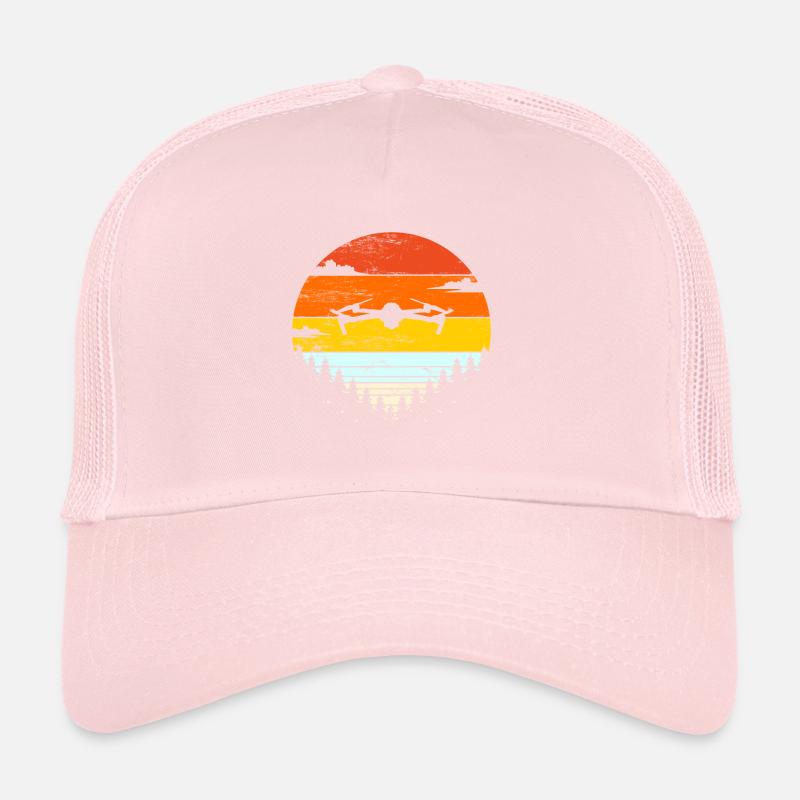 Drohne Geschenk Drone fliegen Drohnen Retro Trucker Cap