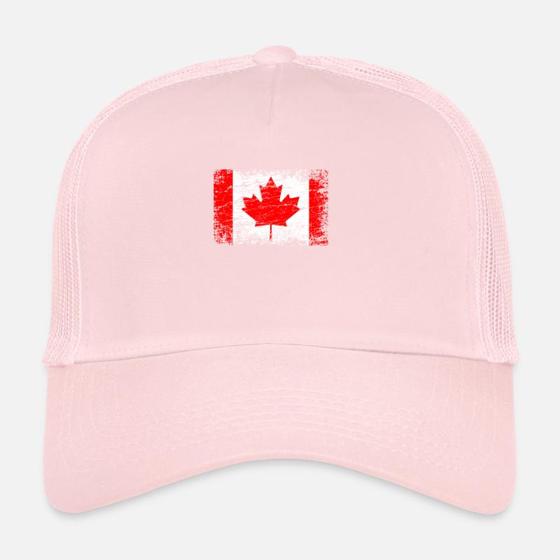 Canada Canadian flag flag Trucker Cap