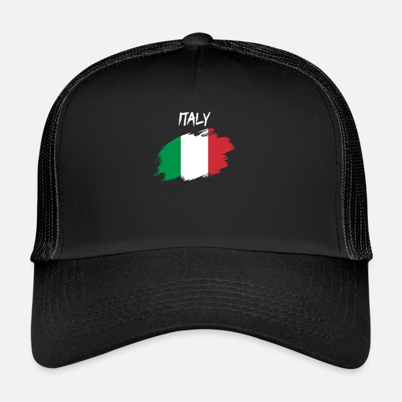 Drapeau italien drapeau italien Casquette trucker 