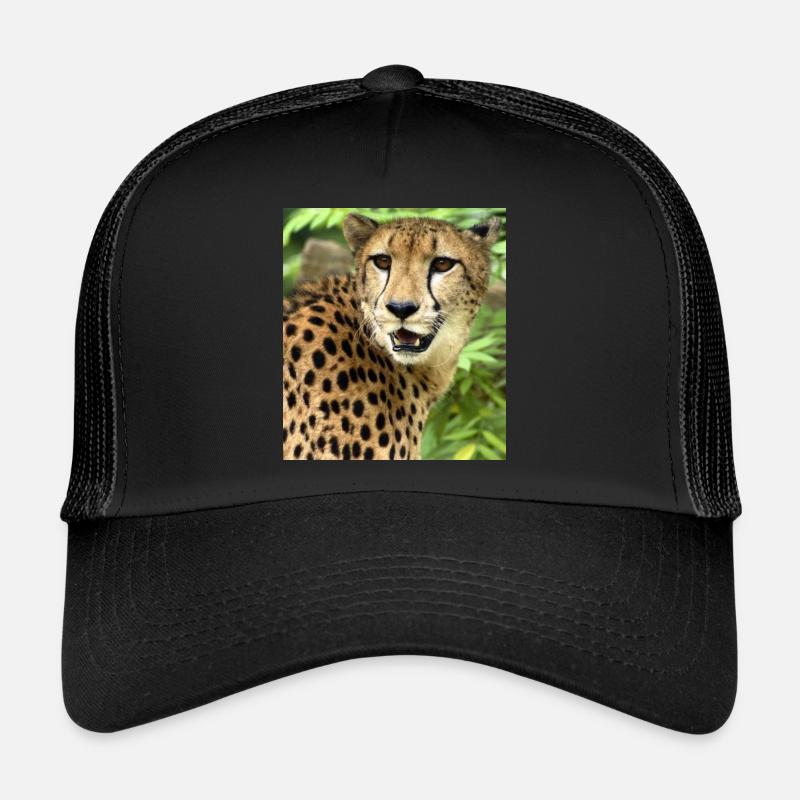 Cheetah - Trucker Cap - Schwarz/Schwarz