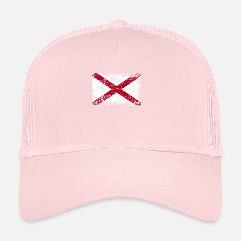 Drapeau alabama États-Unis Casquette trucker 