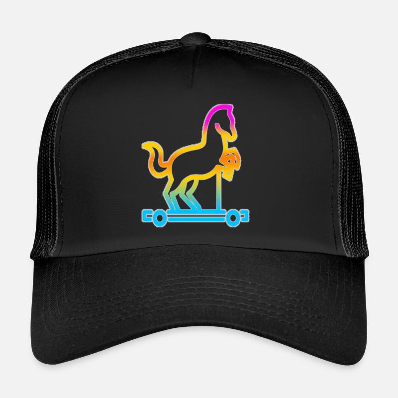 Trojan horse Trucker Cap