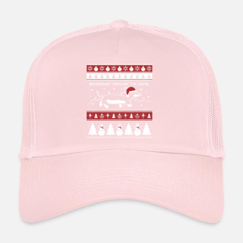 Dackel Xmas hässliche Weihnachten Pullover Trucker Cap