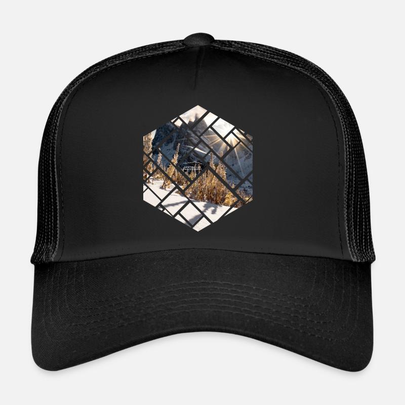 Dolomites Seceda winter landscape Trucker Cap