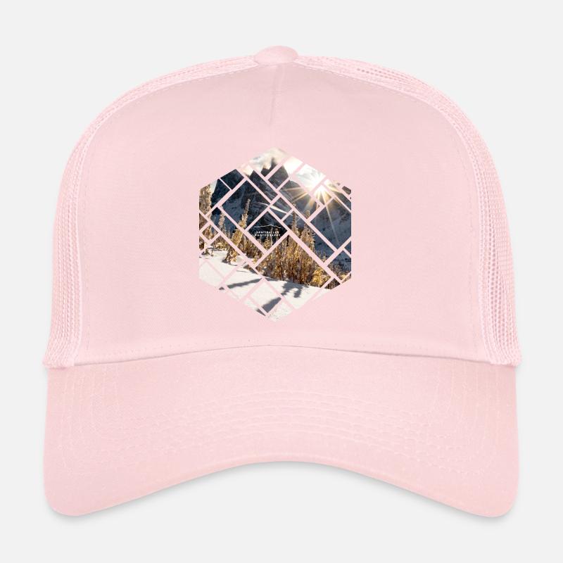 Dolomites Seceda Paysage hivernal Casquette trucker 