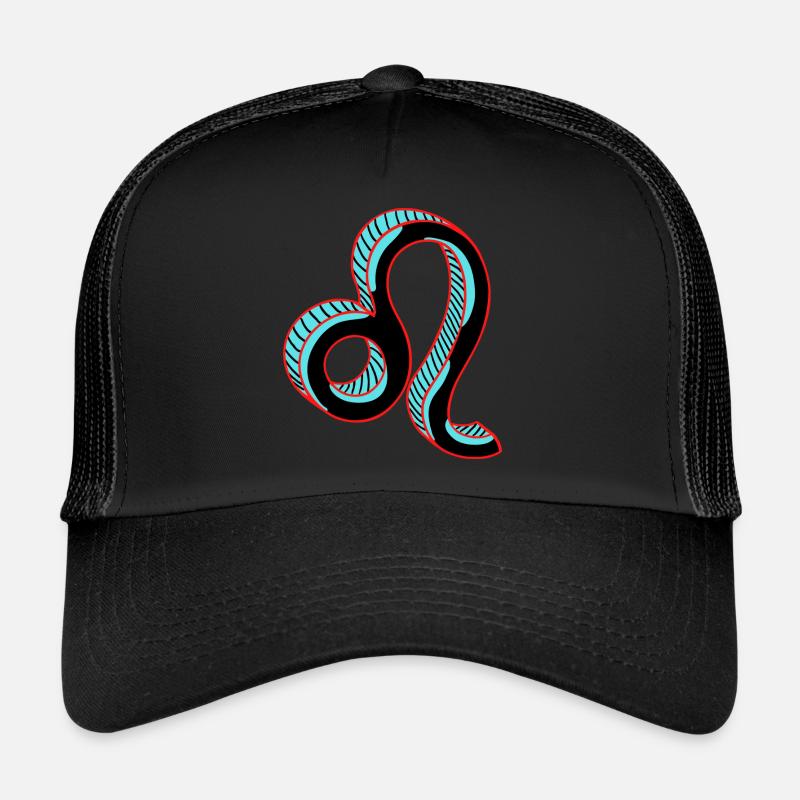 Conception de signe du zodiaque Leo Casquette trucker 