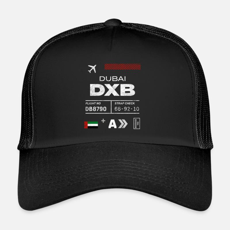 Dubai airport tag Trucker Cap