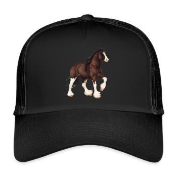 Shire Horse - Trucker Cap - black/black - Front