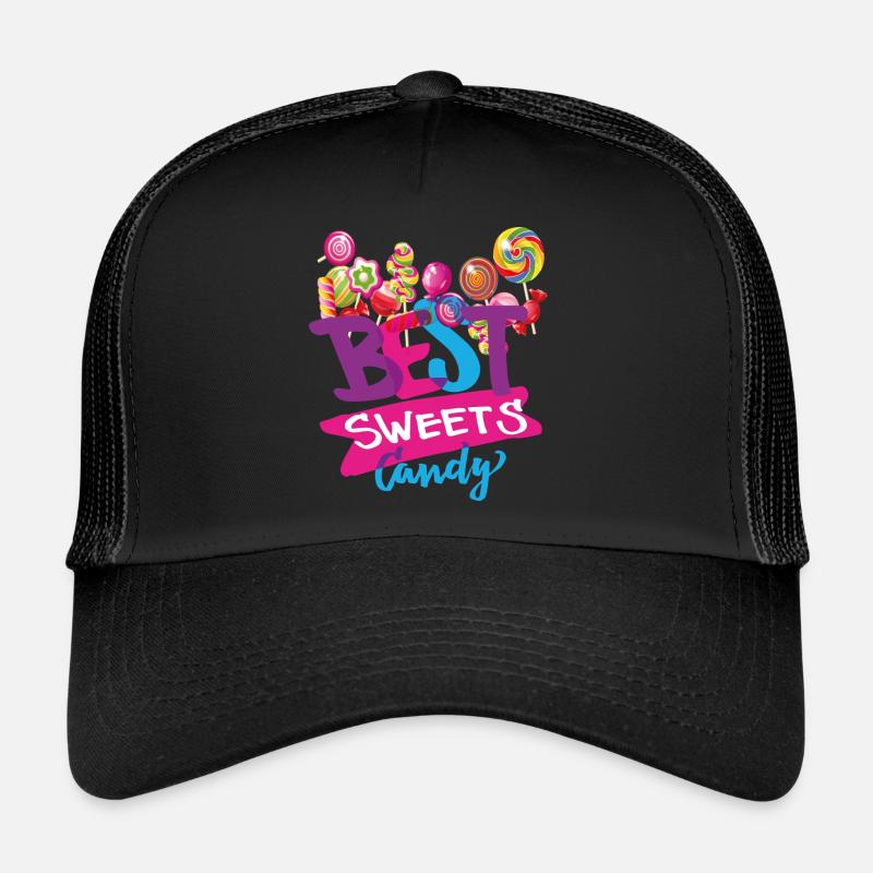 candy best candy - Casquette trucker  - noir/noir