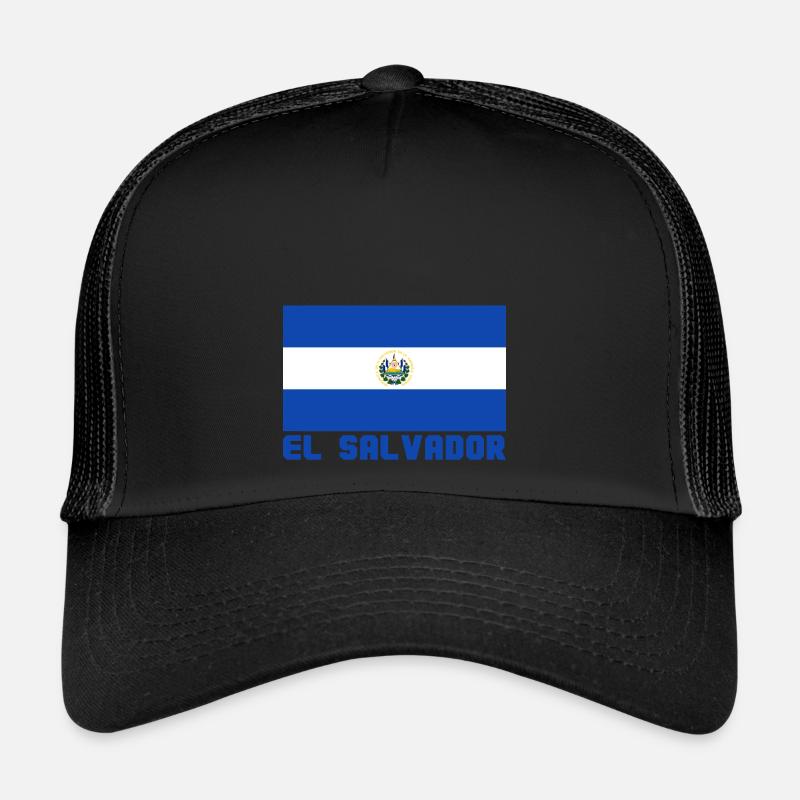 El Salvador - Trucker Cap - black/black