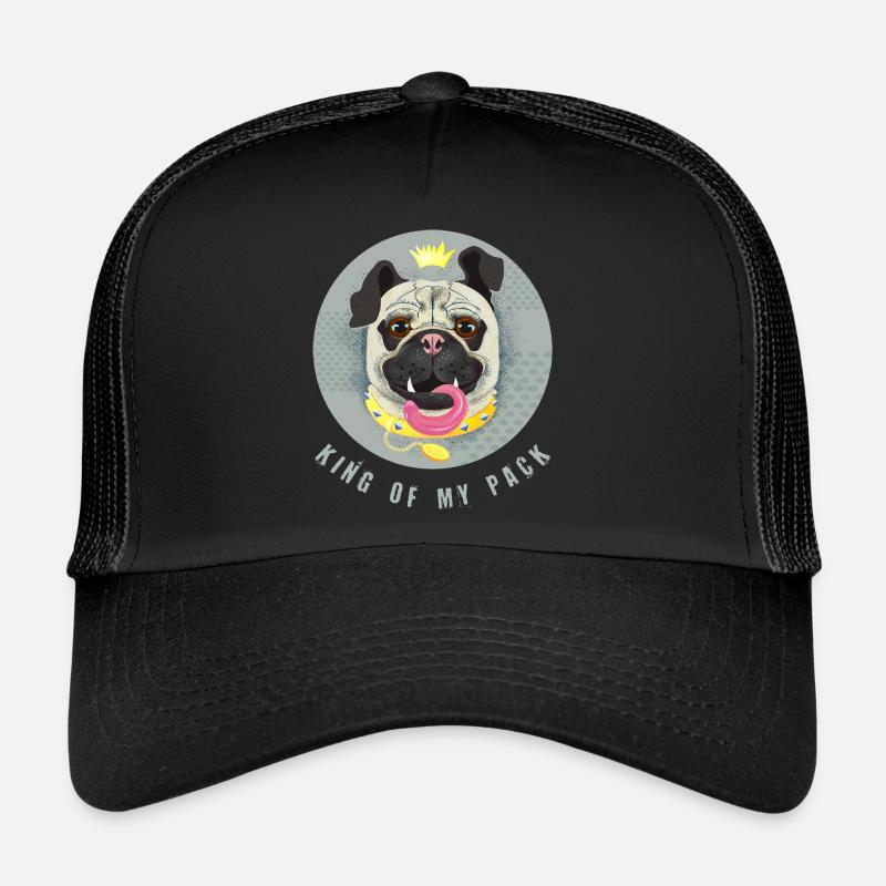 Roi de ma meute - Carlin Casquette trucker 