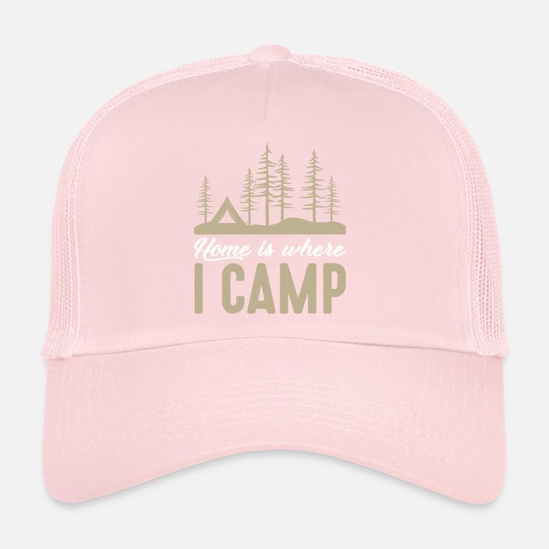 Home Is Where I Camp Trucker Cap