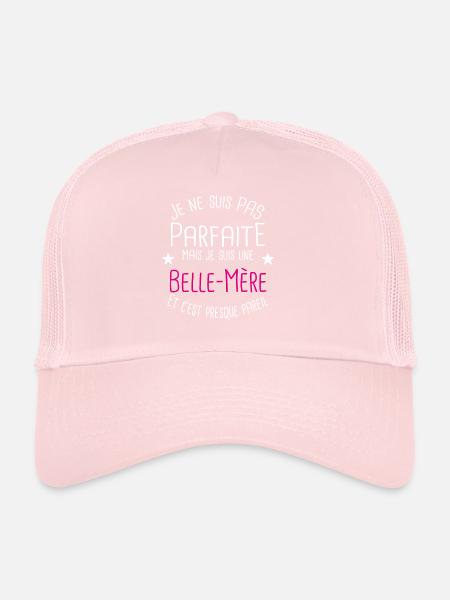 Belle-Mère - Casquette trucker  - rose pâle - Devant