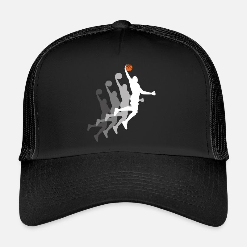 Basketball Spieler Dunking Basketballer Sequenz Trucker Cap