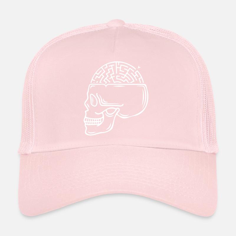Skull Maze-Brain Trucker Cap