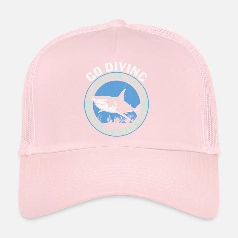 Diving Divers Scuba Diving Trucker Cap
