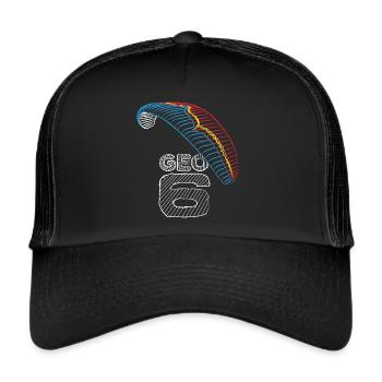 Geo 6 Ozone Paraglider - Trucker Cap - black/black - Front