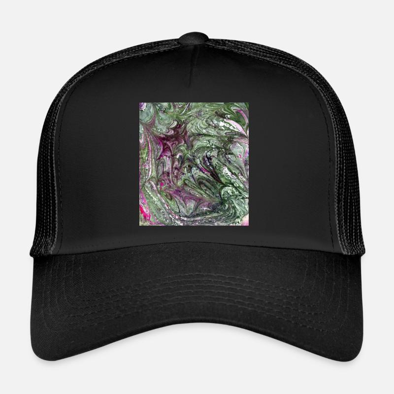 Farbverlauf grün rot Trucker Cap