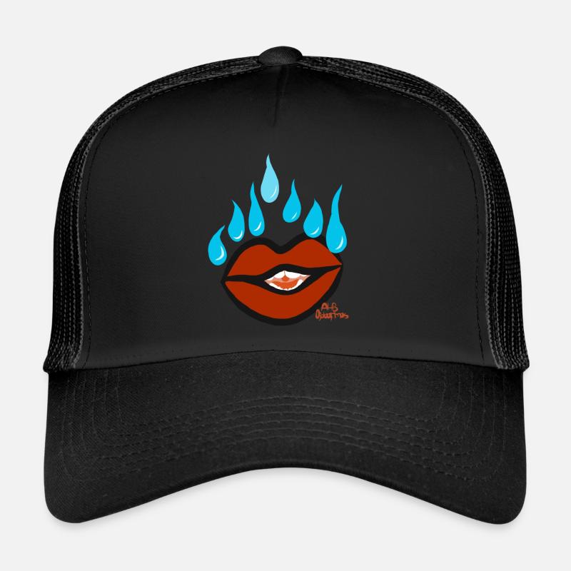 Lippen auf der Suche nach Tränen v6 00 Trucker Cap