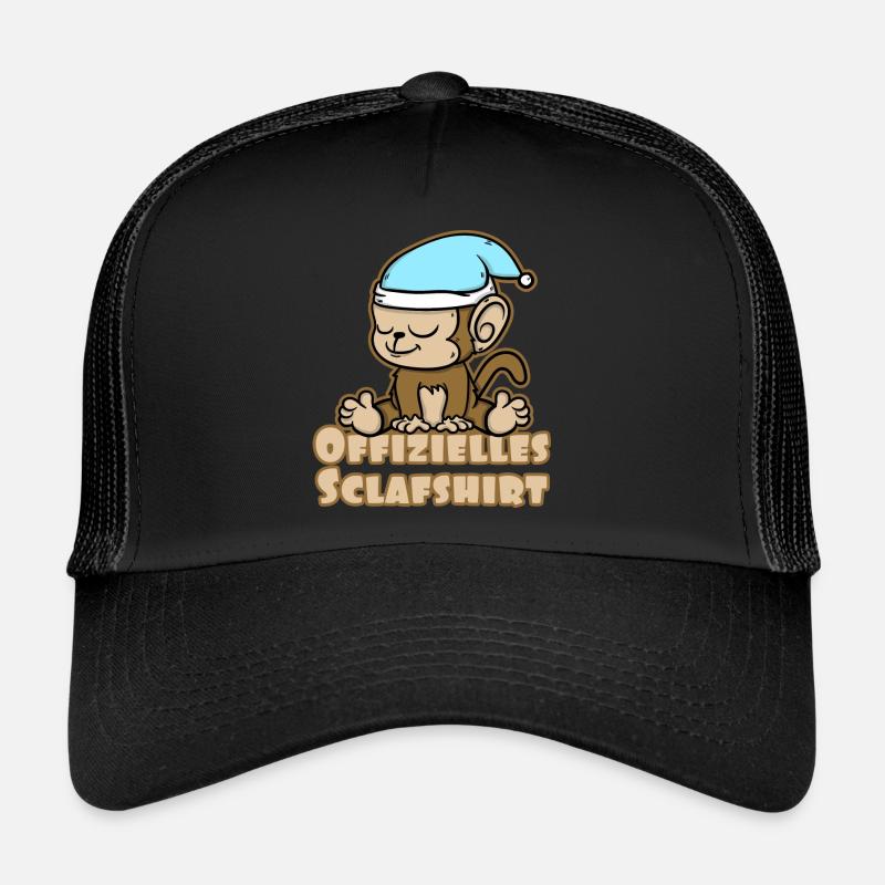 Offizielles Schlafshirt süßes Äffchen Trucker Cap