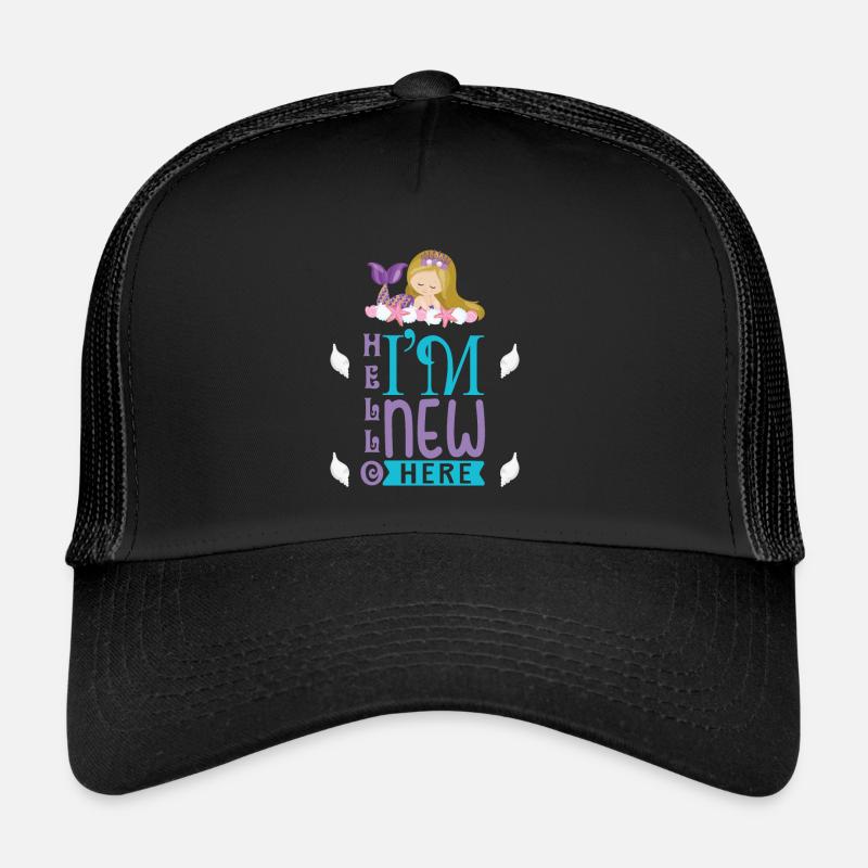 Hello im new here - mermaid - Trucker Cap