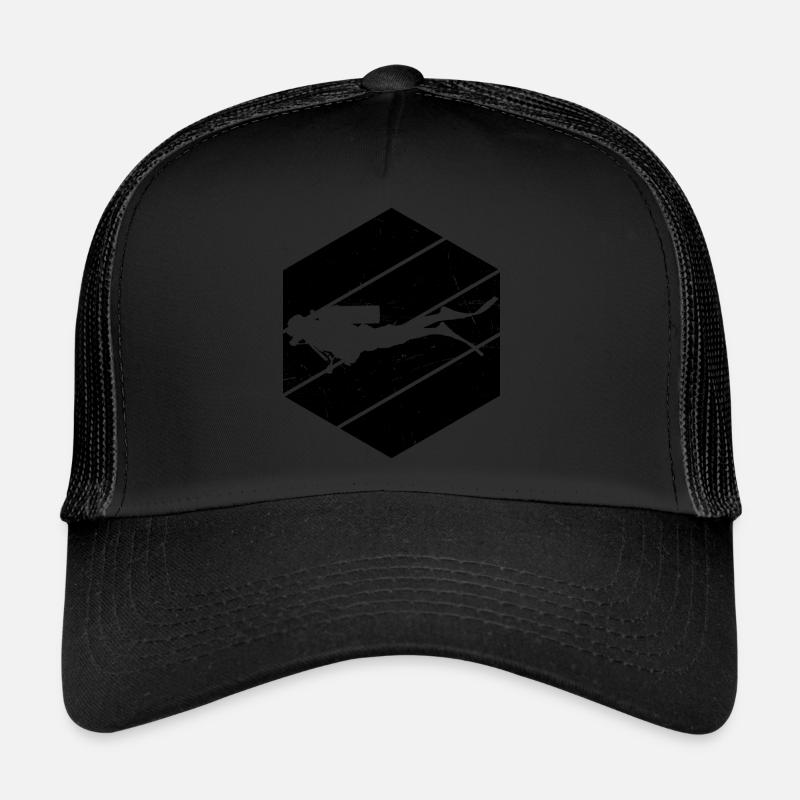 Plongée libre Plongée plongée plongée Casquette trucker 