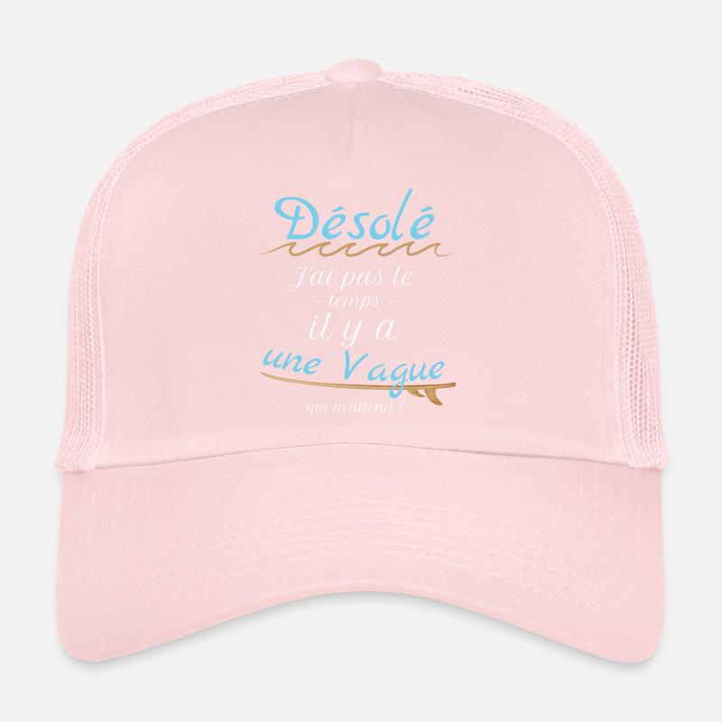 Texte Surfeur Fr Casquette trucker 