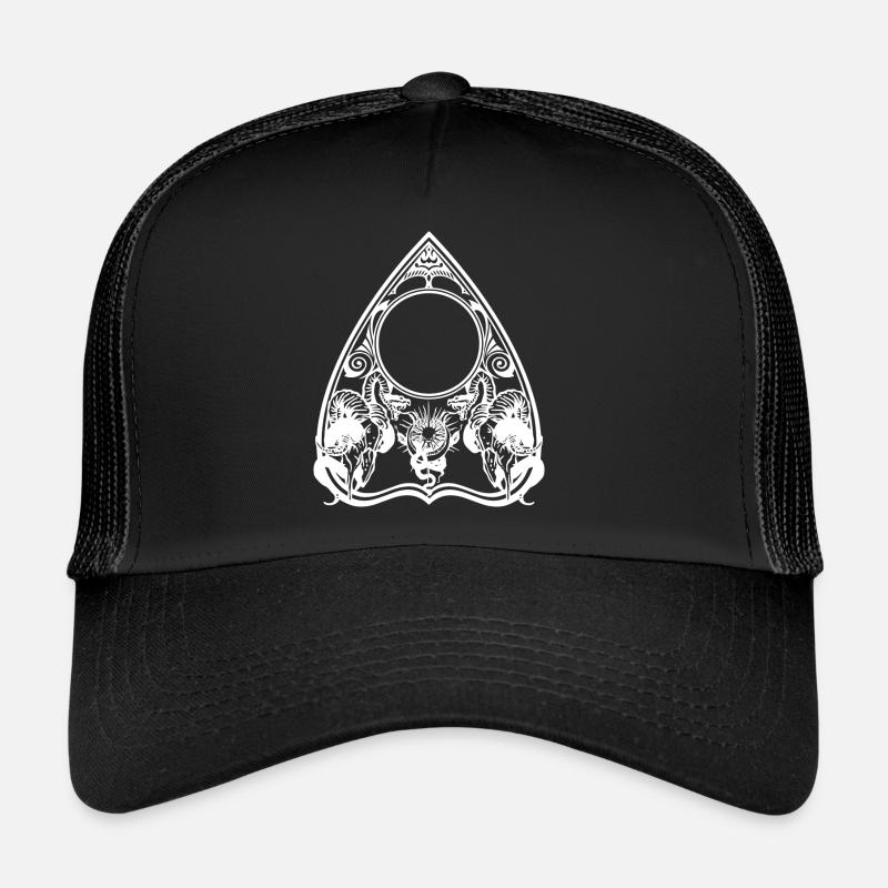 Planchette Halloween devil - Casquette trucker  - noir/noir