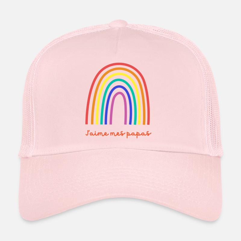 J'aime mes papas Casquette trucker 