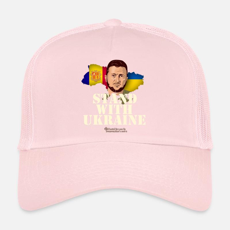Ukraine Andorre Casquette trucker 