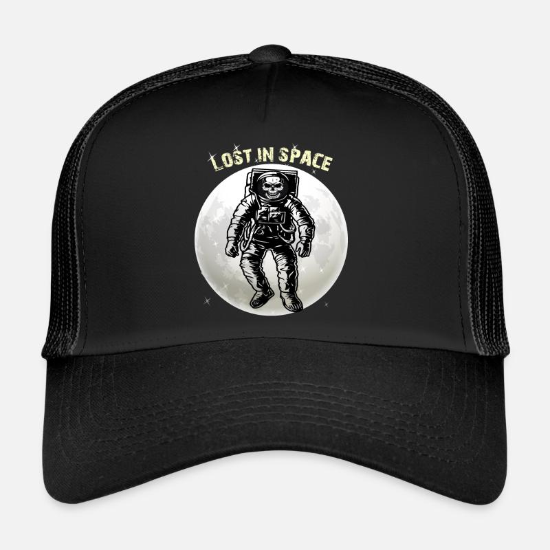 Perdus dans l’espace - Casquette trucker  - noir/noir