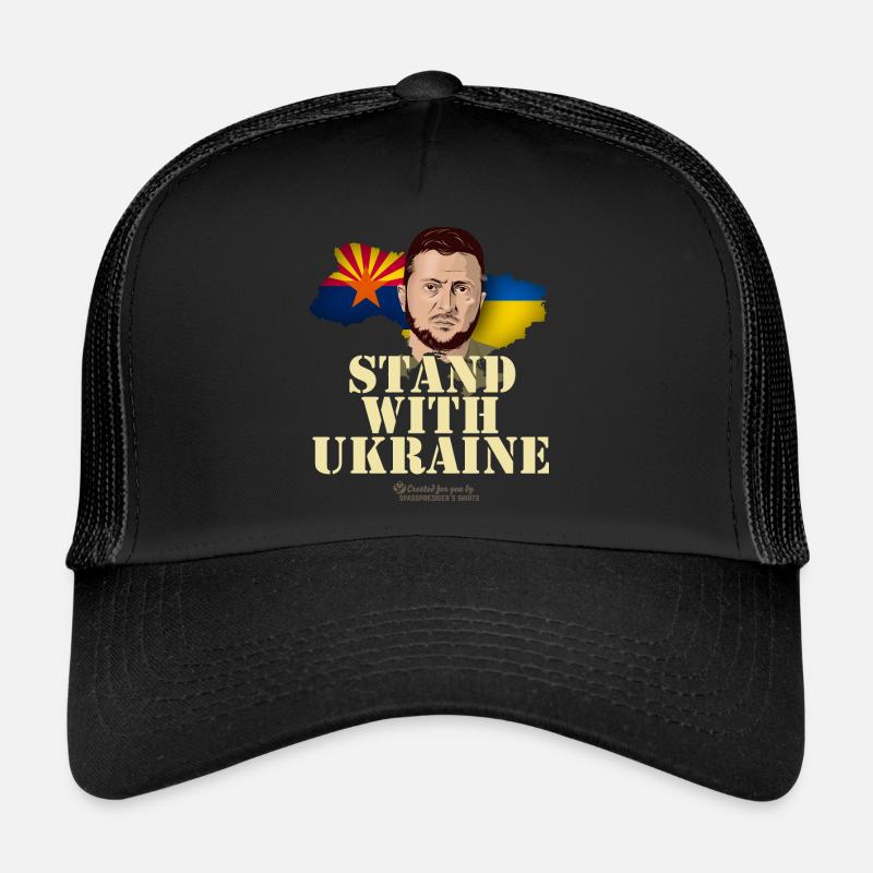 Ukraine Arizona - Trucker Cap - Schwarz/Schwarz
