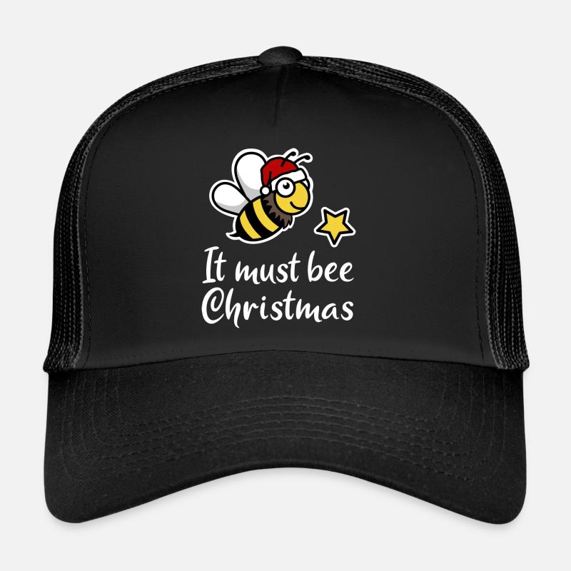 Weihnachten Biene must bee Christmas Geschenk Trucker Cap