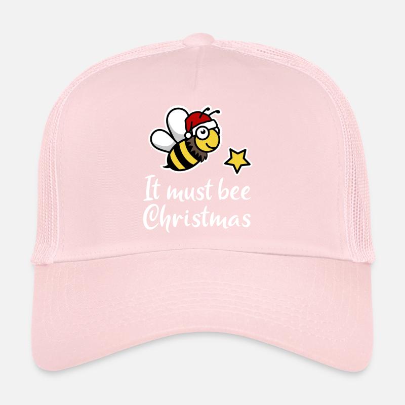 Weihnachten Biene must bee Christmas Geschenk Trucker Cap